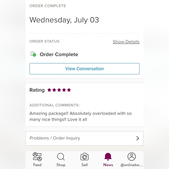 Winner is being select NOW!! Mystery Box + entry KATE SPADE Navy Blue & Cream - Picture 8 of 17